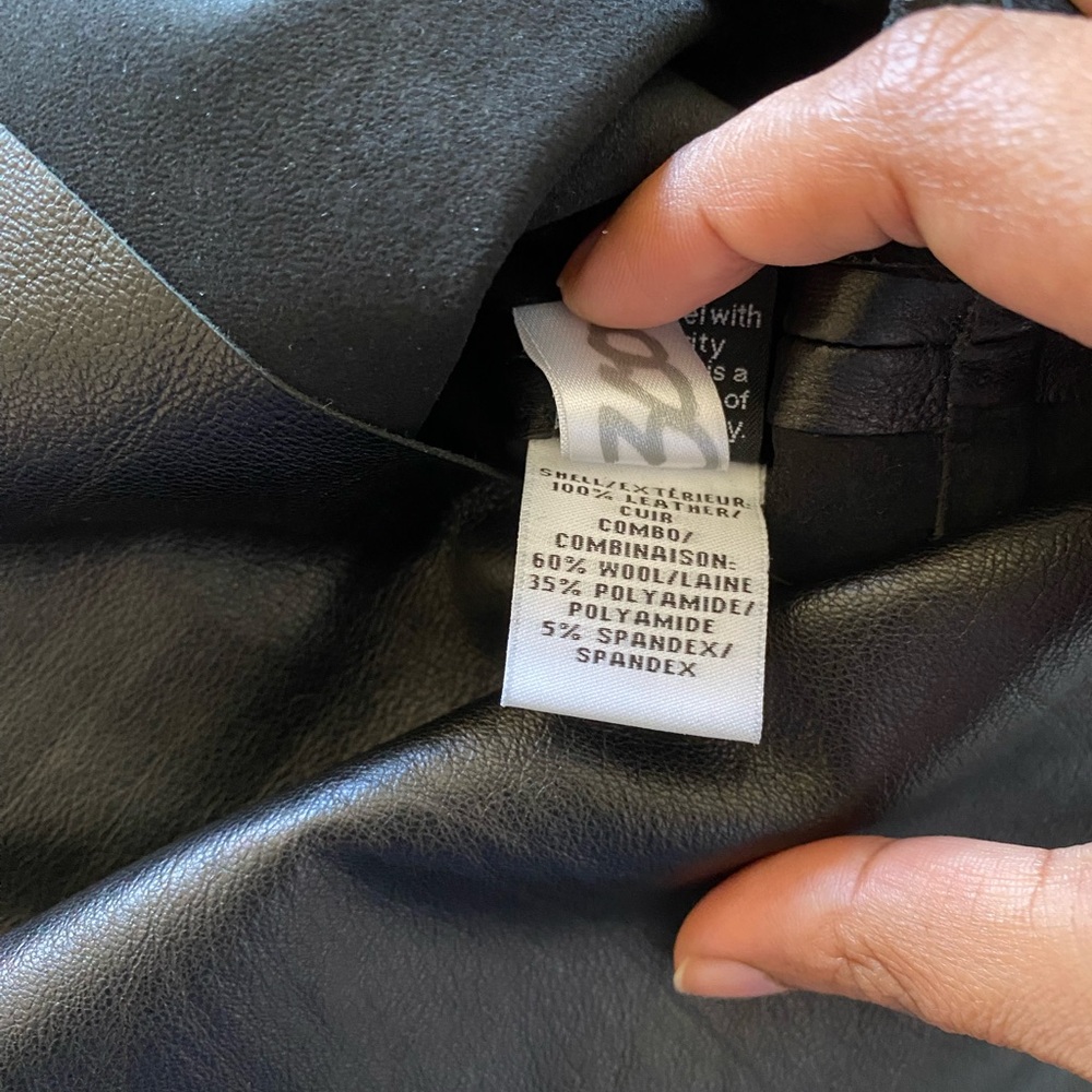 Diane von Furstenberg yvanna leather shift cut-out Dress / Size 4 - Picture 6 of 11